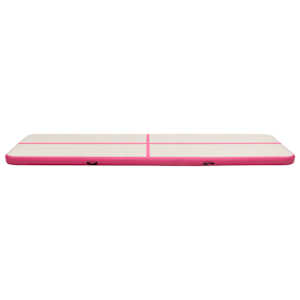 Nafukovací žíněnka s pumpou 600 x 100 x 15 cm PVC růžová - obrázek 3