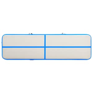 Nafukovací žíněnka s pumpou 600 x 100 x 15 cm PVC modrá - obrázek 4