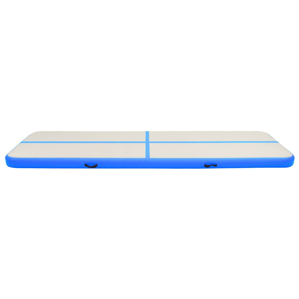 Thumbnail - vidaXL Aufblasbare Gymnastikmatte mit Pumpe 700x100x15 cm PVC Blau