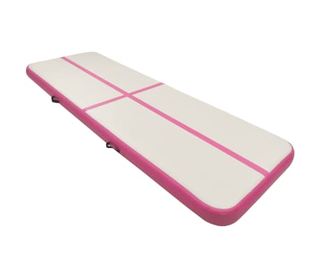 vidaXL Στρώμα Ενόργανης Φουσκωτό Ροζ 500 x 100 x 20 εκ. PVC με Τρόμπα