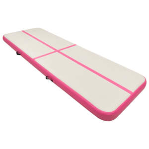 vidaXL Στρώμα Ενόργανης Φουσκωτό Ροζ 500 x 100 x 20 εκ. PVC με Τρόμπα