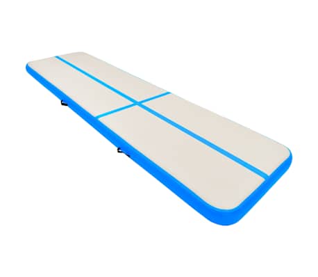 vidaXL Στρώμα Ενόργανης Φουσκωτό Μπλε 700 x 100 x 20 εκ. PVC με Τρόμπα