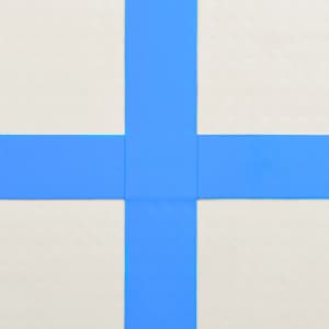 Nafukovací žíněnka s pumpou 200 x 200 x 10 cm PVC modrá - obrázek 9