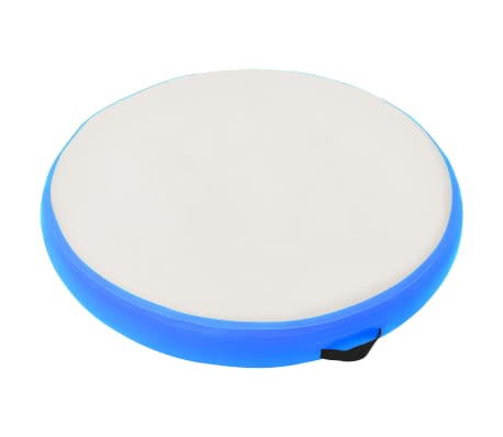 vidaXL Στρώμα Γυμναστικής Φουσκωτό Μπλε 100x100x10 εκ. PVC με Τρόμπα