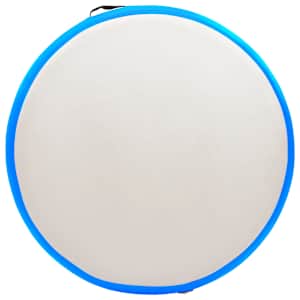 Nafukovací žíněnka s pumpou 100 x 100 x 10 cm PVC modrá - obrázek 4