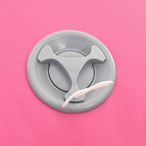 Nafukovací cvičební válec s pumpou 120 x 75 cm PVC růžový - obrázek 7