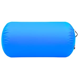 Nafukovací cvičební válec s pumpou 120 x 75 cm PVC modrý - obrázek 3