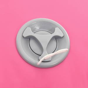 Nafukovací cvičební válec s pumpou 120 x 90 cm PVC růžový - obrázek 7