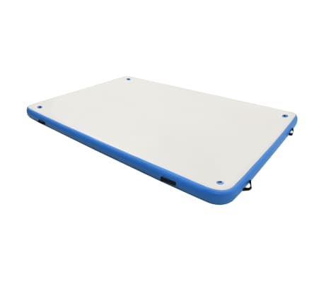 vidaXL Πλατφόρμα Φουσκωτή Πλωτή Μπλε / Λευκή 300 x 200 x 15 εκ.