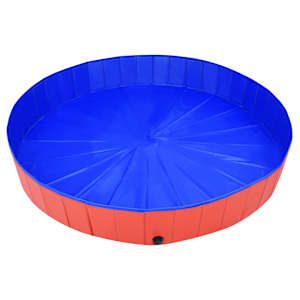 Skládací bazén pro psy červený 200 x 30 cm PVC - obrázek 4