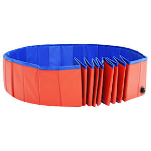 Skládací bazén pro psy červený 200 x 30 cm PVC - obrázek 5