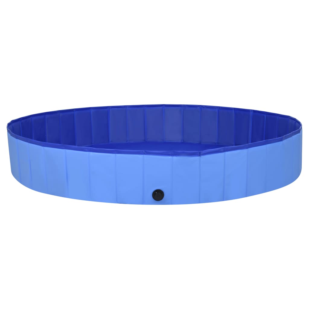 Thumbnail - vidaXL Hundepool Faltbar Blau 200x30 cm PVC