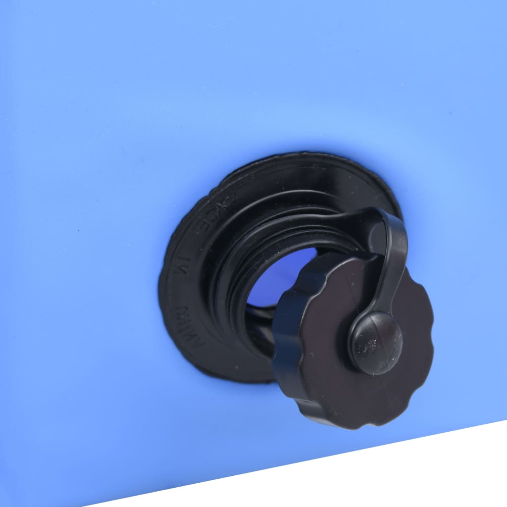 Piscine pliable et résistante bleu pour chiens en PVC - 200x30 cm