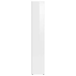 Skříňky na CD 2 ks bílé vysoký lesk 21x16x93,5 cm dřevotříska - obrázek 7