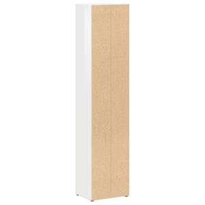 Skříňky na CD 2 ks bílé vysoký lesk 21x16x93,5 cm dřevotříska - obrázek 8