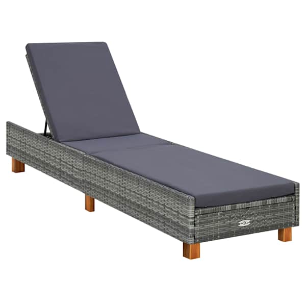 vidaXL p&auml;evitustool pehmendusega, pol&uuml;rotang, hall