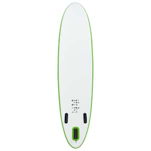 Nafukovací SUP paddleboard s příslušenstvím zeleno-bílý - obrázek 3