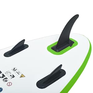 Nafukovací SUP paddleboard s příslušenstvím zeleno-bílý - obrázek 7