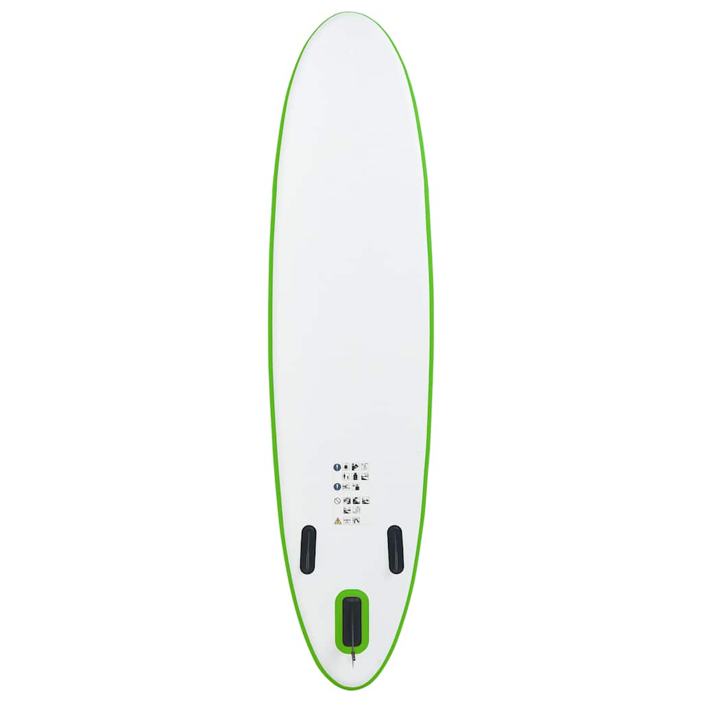 Thumbnail - vidaXL Aufblasbares Stand Up Paddle Board Set Grün und Weiß