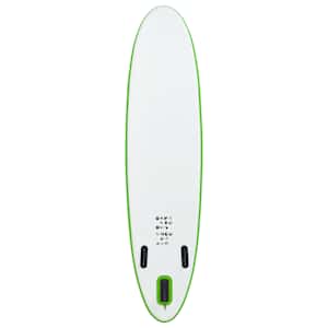 Nafukovací SUP paddleboard s příslušenstvím zeleno-bílý - obrázek 3