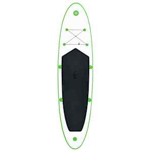 Nafukovací SUP paddleboard s příslušenstvím zeleno-bílý - obrázek 4
