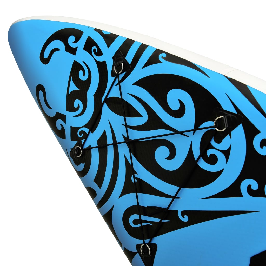 Nafukovací SUP paddleboard 305 x 76 x 15 cm modrý