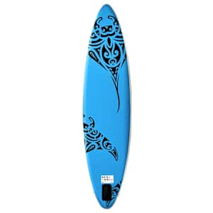 Nafukovací SUP paddleboard 305 x 76 x 15 cm modrý - obrázek 3