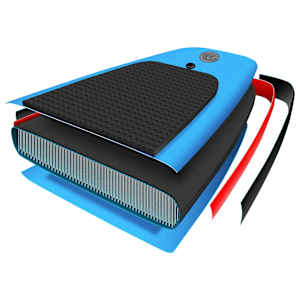 Nafukovací SUP paddleboard 305 x 76 x 15 cm modrý - obrázek 10