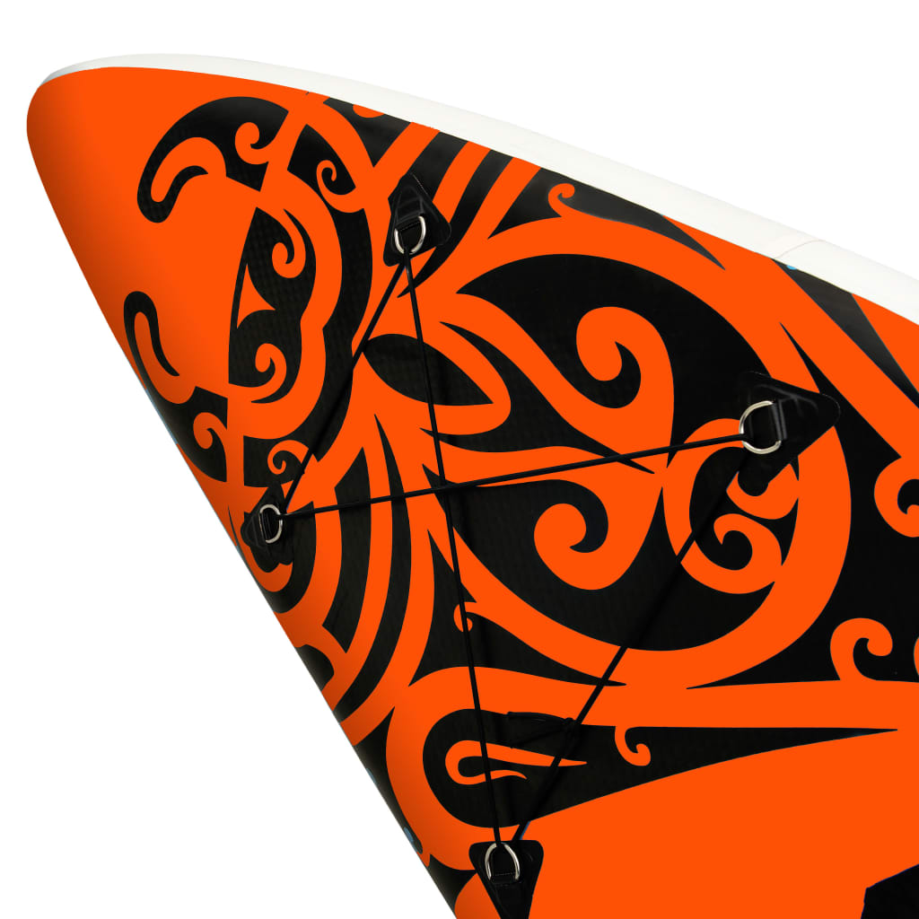 Nafukovací SUP paddleboard 305 x 76 x 15 cm oranžový