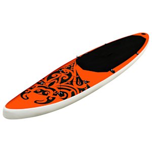 vidaXL Σανίδα SUP Φουσκωτή Σετ Πορτοκαλί 320 x 76 x 15 εκ.