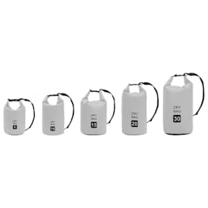 Nepromokavý vak šedý 20 l PVC - obrázek 8