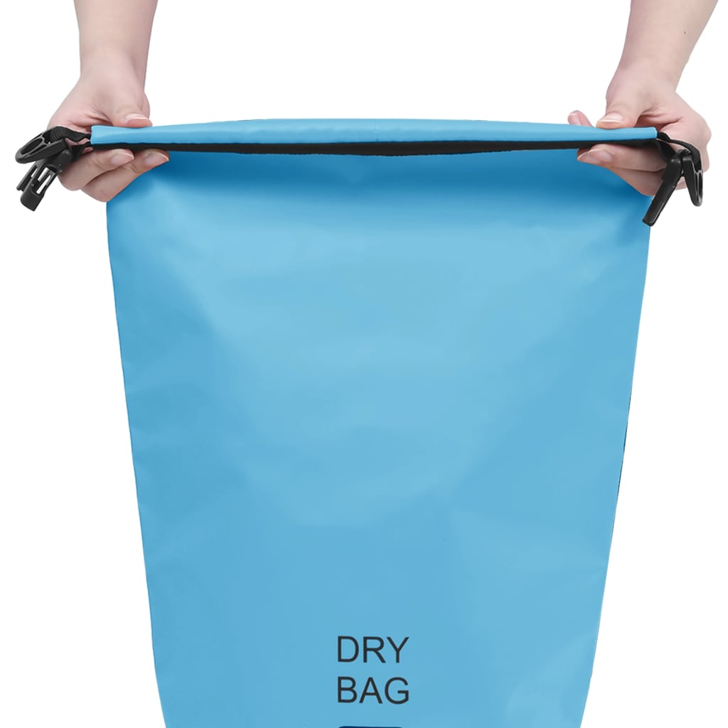 

vidaXL Drybag 10 L PVC blauw