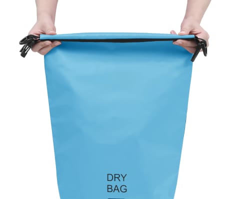 vidaXL Drybag 10 L PVC blauw