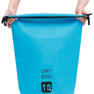 Nepromokavý vak modrý 15 l PVC - obrázek 2