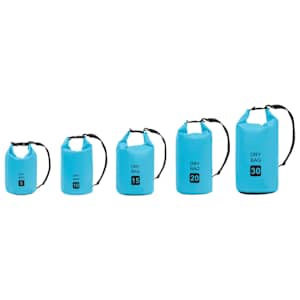 Nepromokavý vak modrý 15 l PVC - obrázek 8