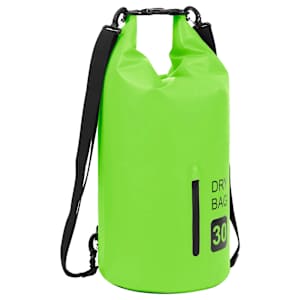 Nepromokavý vak se zipem zelený 30 l PVC - obrázek 1