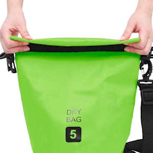 Nepromokavý vak zelený 5 l PVC - obrázek 2