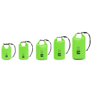 Nepromokavý vak zelený 10 l PVC - obrázek 8