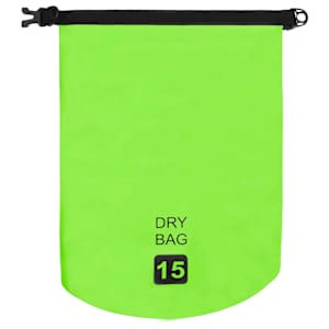 Nepromokavý vak zelený 15 l PVC - obrázek 3