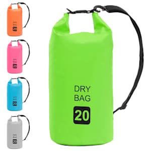 Nepromokavý vak zelený 20 l PVC - obrázek 9