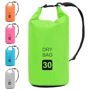 Nepromokavý vak zelený 30 l PVC - obrázek 9