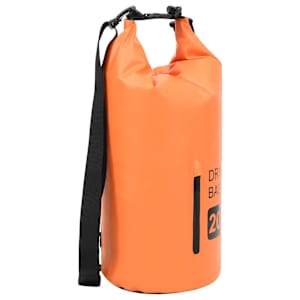 vidaXL kuivkott lukuga oranž 20 l PVC