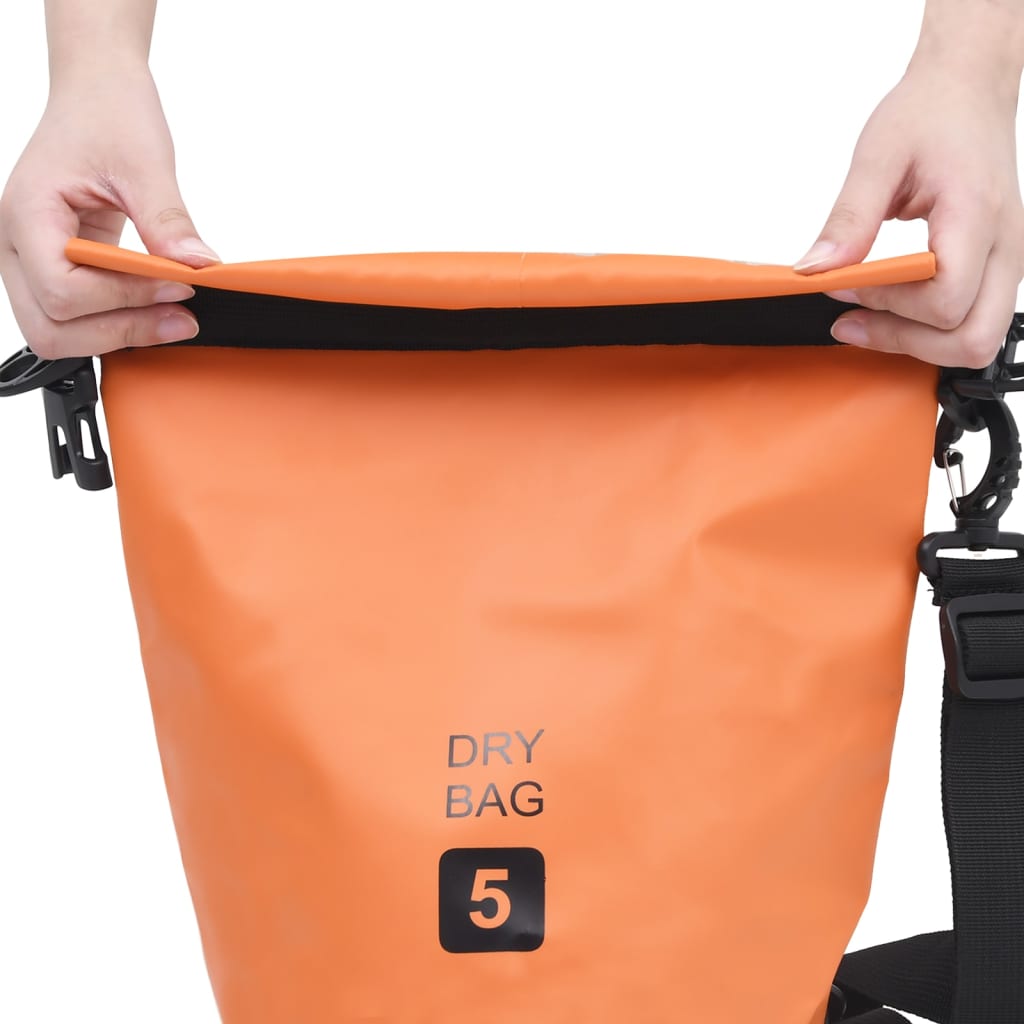 

vidaXL Drybag 5 L PVC oranje