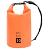 vidaXL kuivkott oranž 10 l PVC