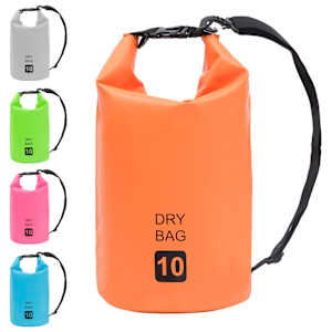 Nepromokavý vak oranžový 10 l PVC - obrázek 9