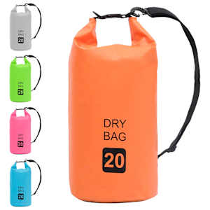 Nepromokavý vak oranžový 20 l PVC - obrázek 9