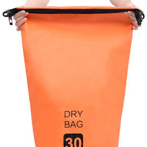 Nepromokavý vak oranžový 30 l PVC - obrázek 2