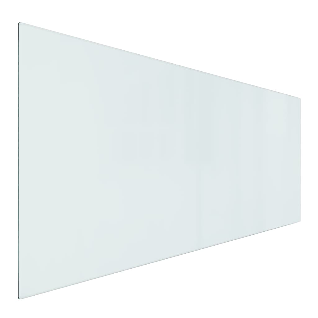 Téglalap alakú kandalló-üveglap 120 x 50 cm 
