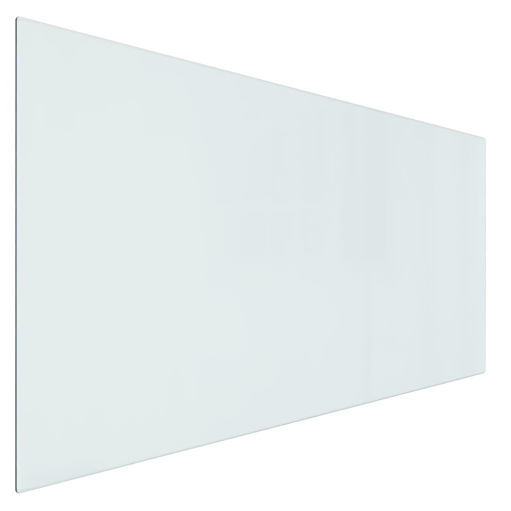 Téglalap alakú kandalló-üveglap 120 x 60 cm 