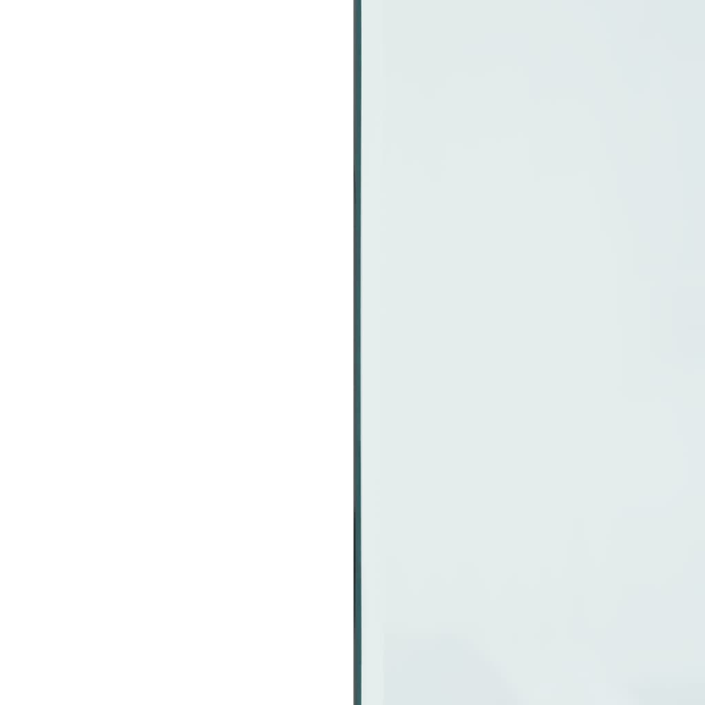 Téglalap alakú kandalló-üveglap 120 x 60 cm 